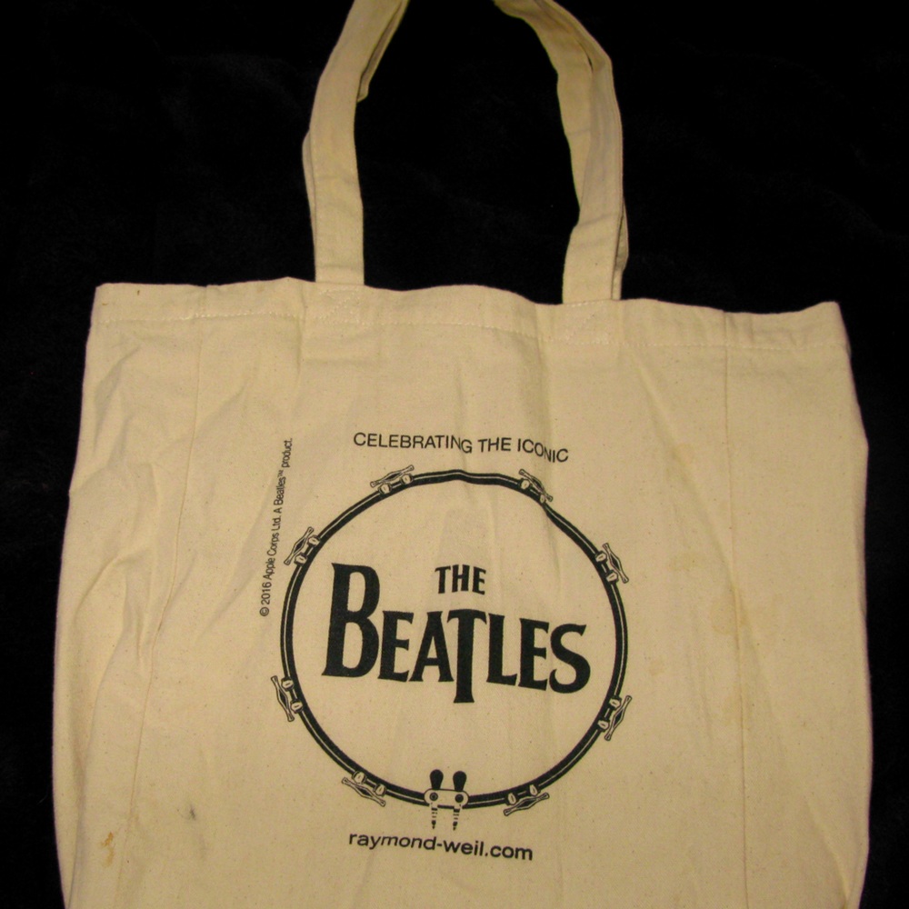 Rare Vintage Beatles Raymond Weil Tote Bag